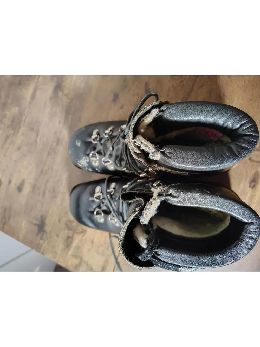 Vintage Kastinger Skiing Mountaineering Hiking Boots Women 8 Men 6 Made in Italy